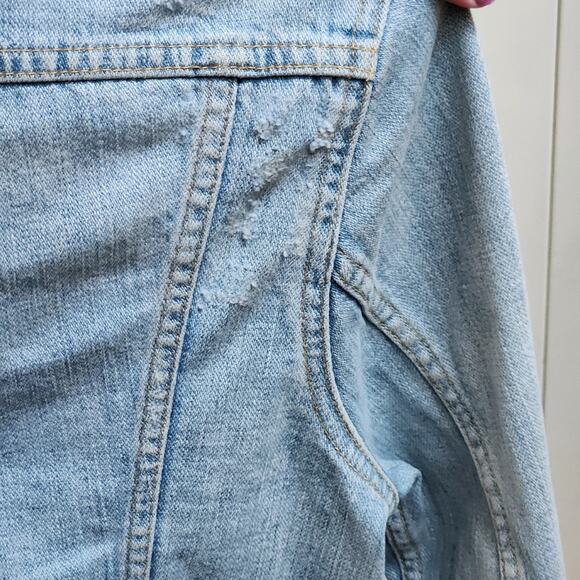 Denim & Supply Ralph Lauren distressed denim jean jacket cotton size L - Picture 9 of 13